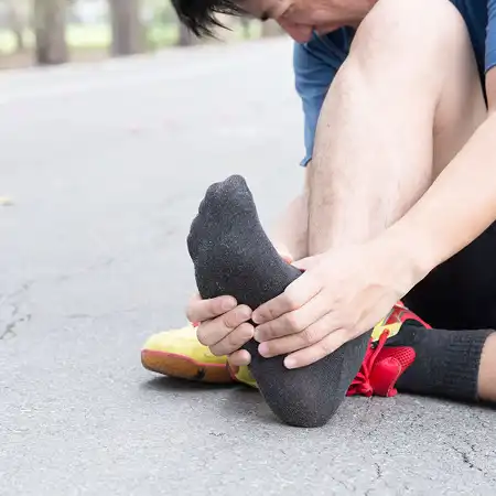 Numbness and tingling in the legs or feet