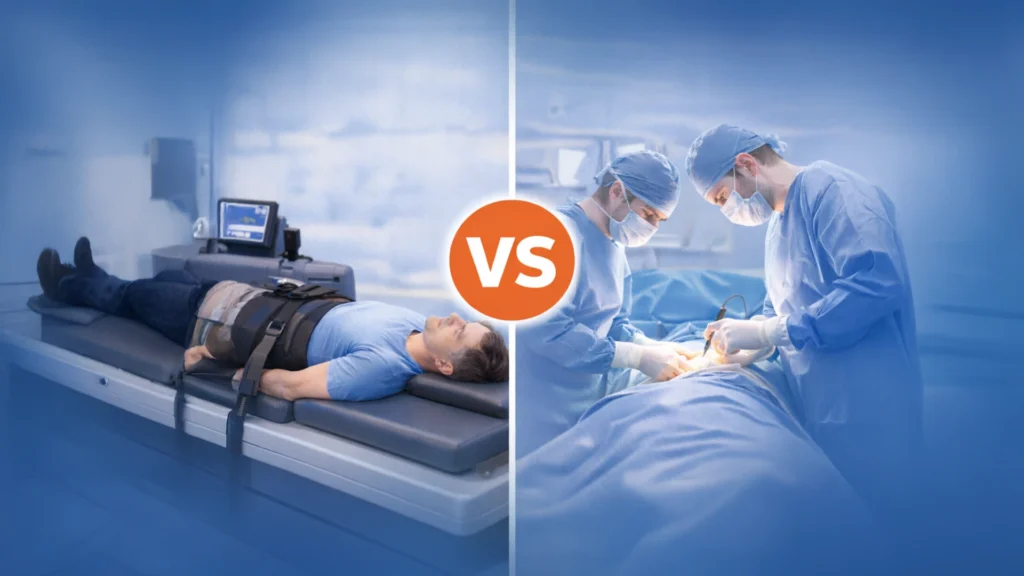 Non-Surgical Spinal Decompression vs Surgery