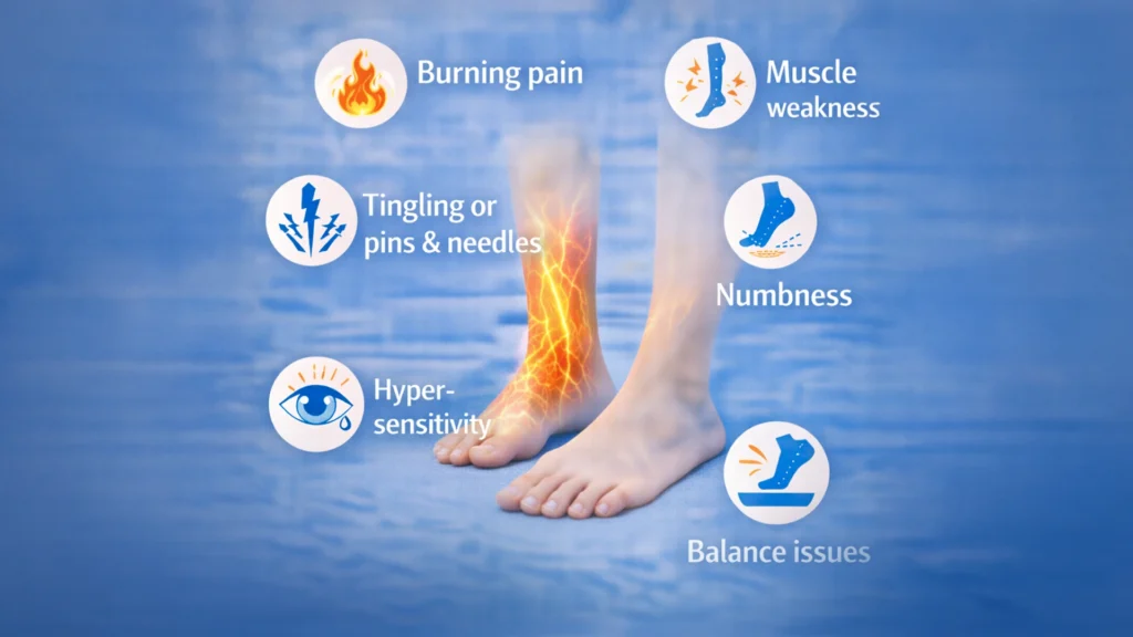 Symptoms of Neuropathy in Feet
