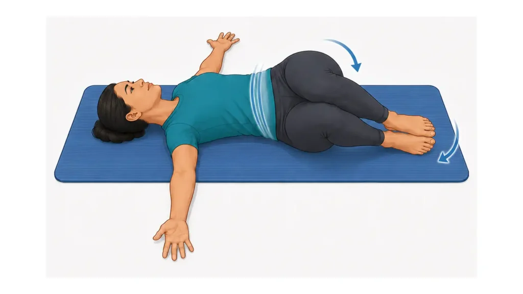 lower back rotation