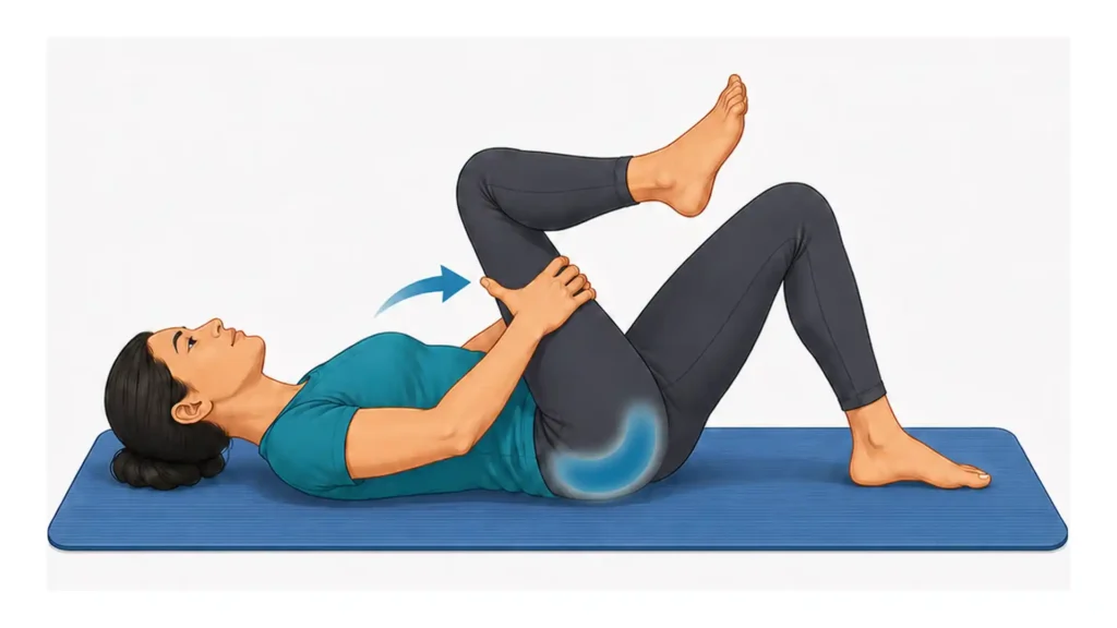 figure four stretch
