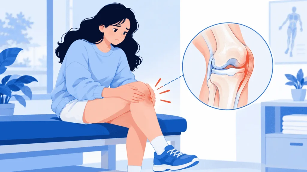 medial knee soreness