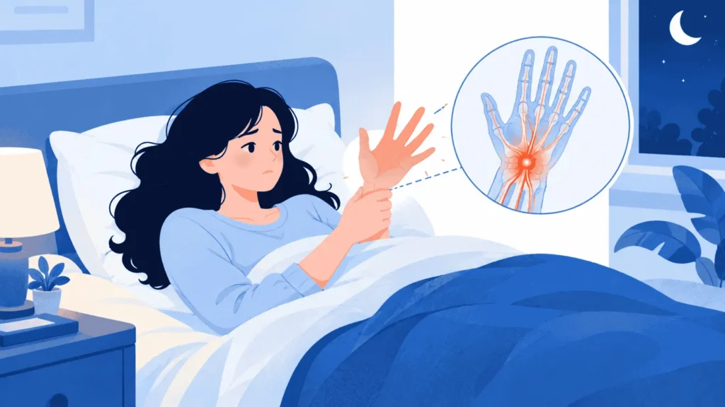 why do my hands go numb when i sleep